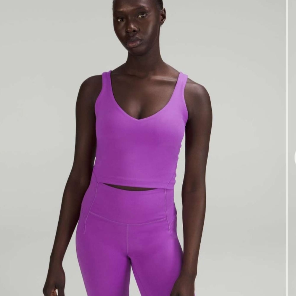 Lululemon ALIGN TANK TOP Moonlit Magenta Size 10 EUC*